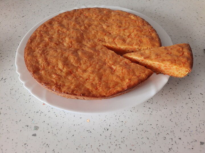 Морковный пирог "Солнышко" фото рецепта