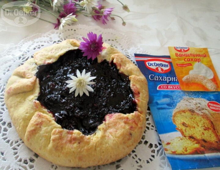 Галета с ежевикой фото рецепта