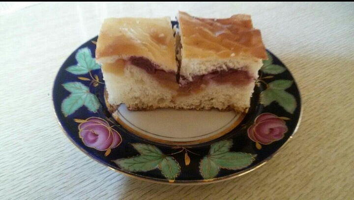 Пирог с яблоками и абрикосом фото рецепта