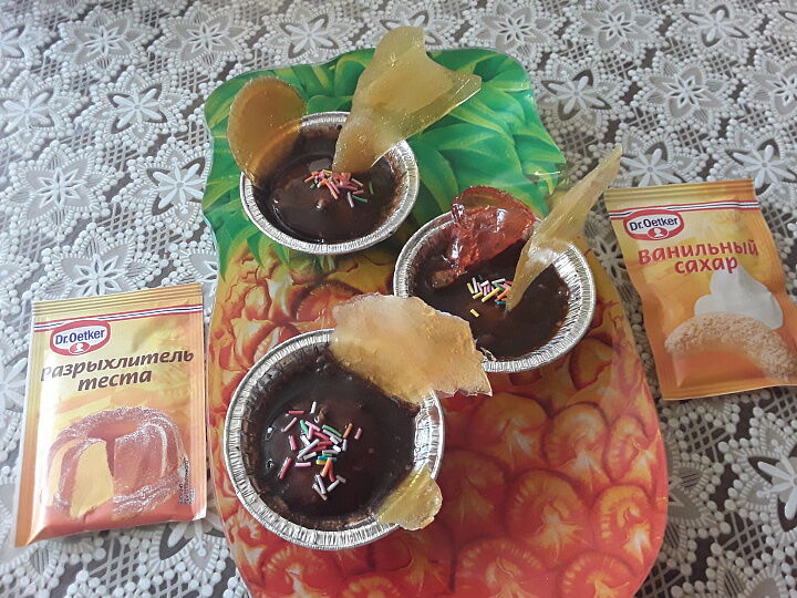 Украшение готовой выпечки фото рецепта