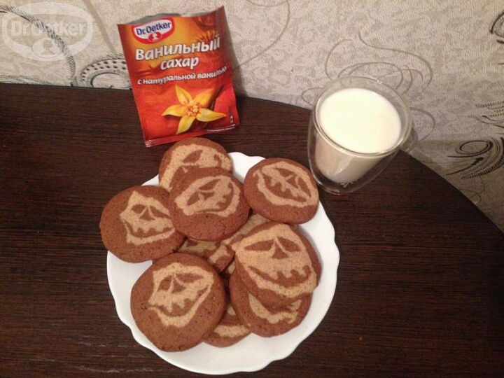 фото рецепта Печенье  "Череп" Печенье  "Череп" фото