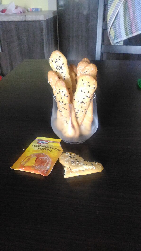 Кунжутные палочки фото