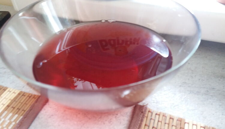 Желе из красной смородины