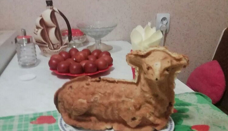 Кулич пасхальный на сухих дрожжах