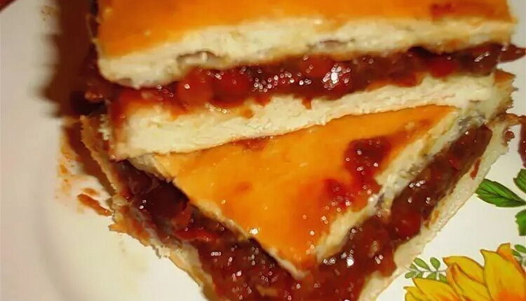 Пирог с калиной (балан бэлеше)