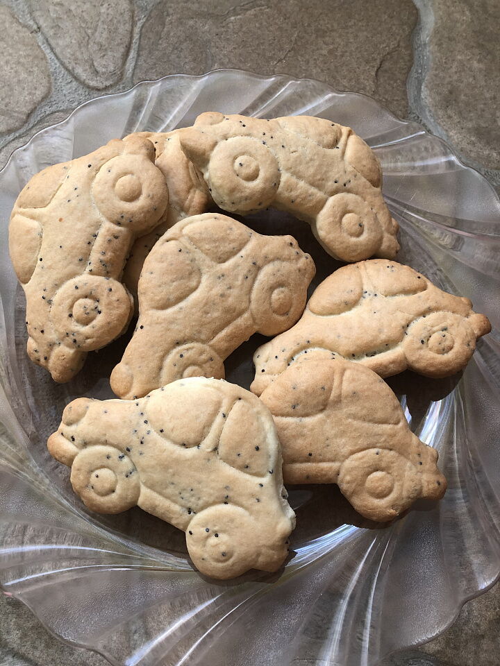 Песочные машинки с маком  фото