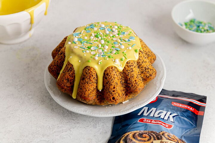 Постный маковый кекс фото