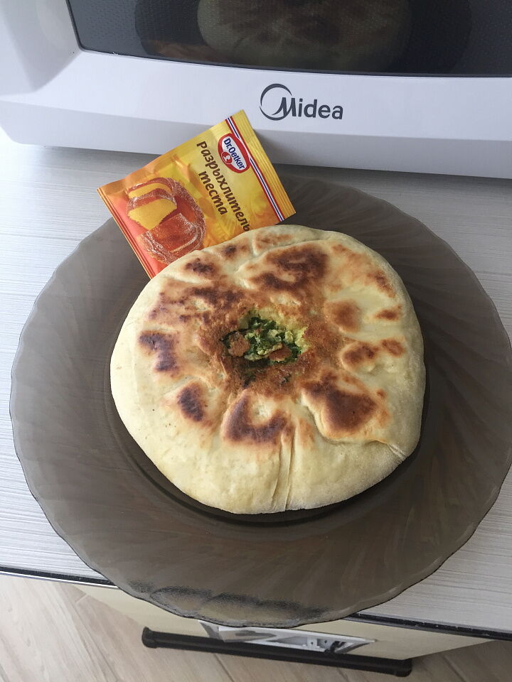 Лепешки с зеленью фото рецепта