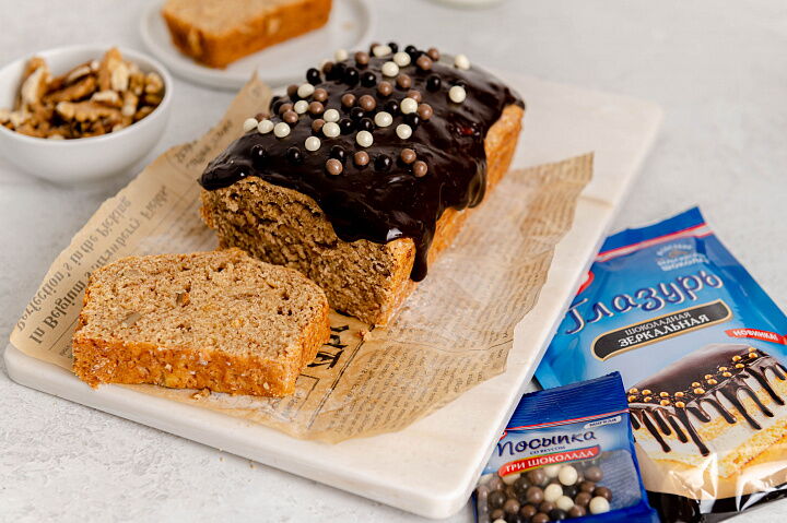 Постный банановый кекс фото