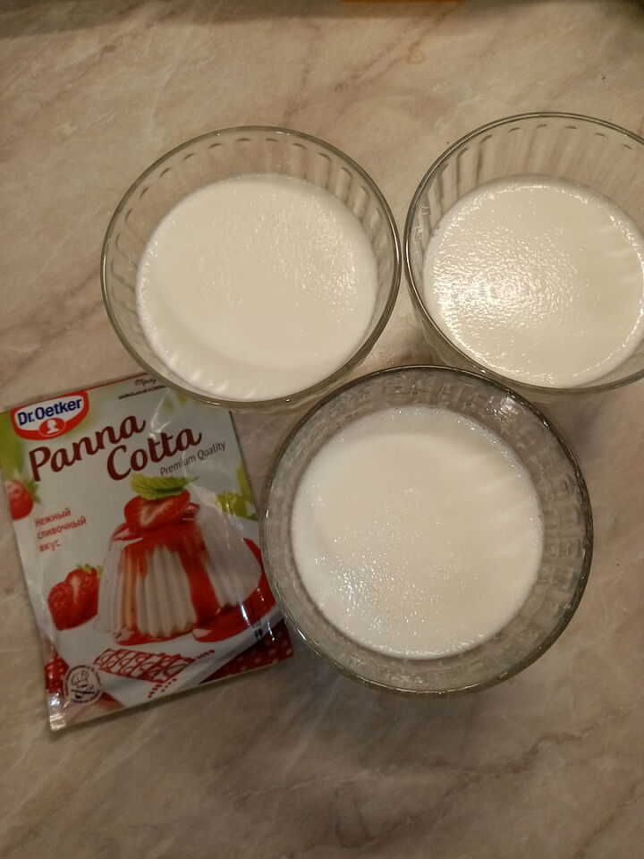 Десерт "Panna Cotta" фото рецепта