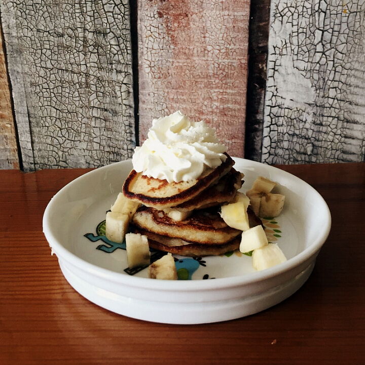 Фруктовые оладьи фото рецепта