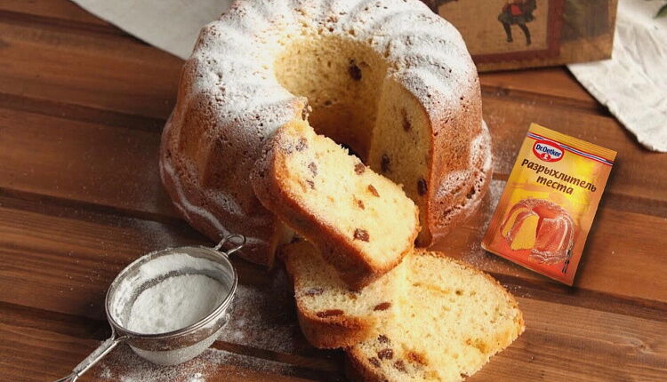 Лимонный кекс