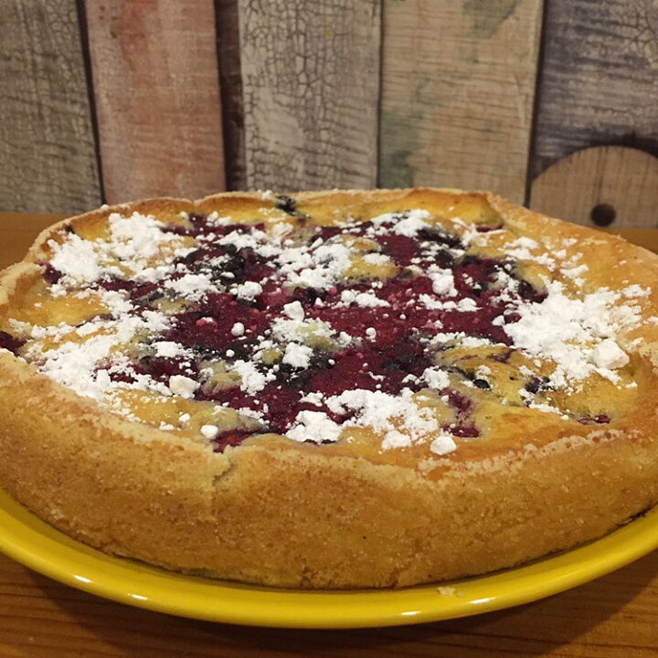 Ягодный пирог фото рецепта