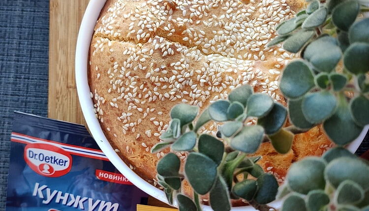 Заливной пирог с курицей и грибами 