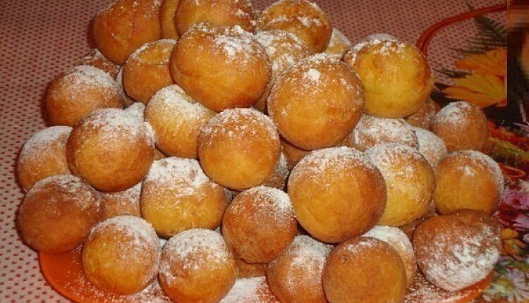 Творожные пончики
