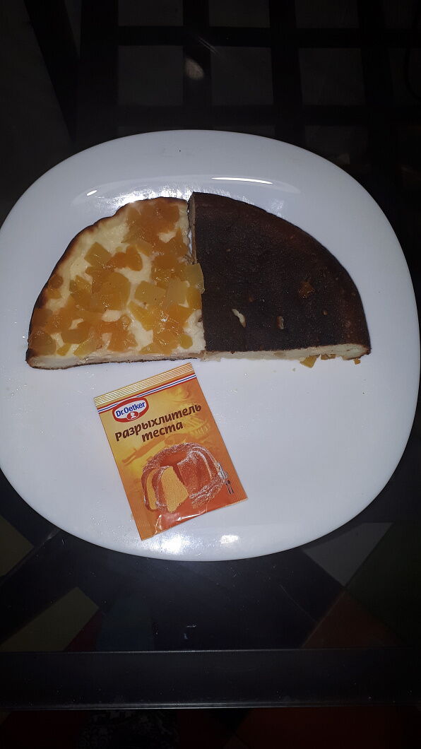 Манговый творожник фото