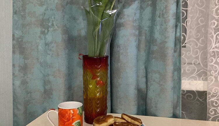 Сырные оладушки с зеленью