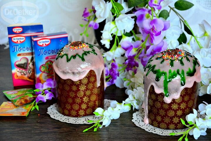 Пасхальный кулич Праздничный фото