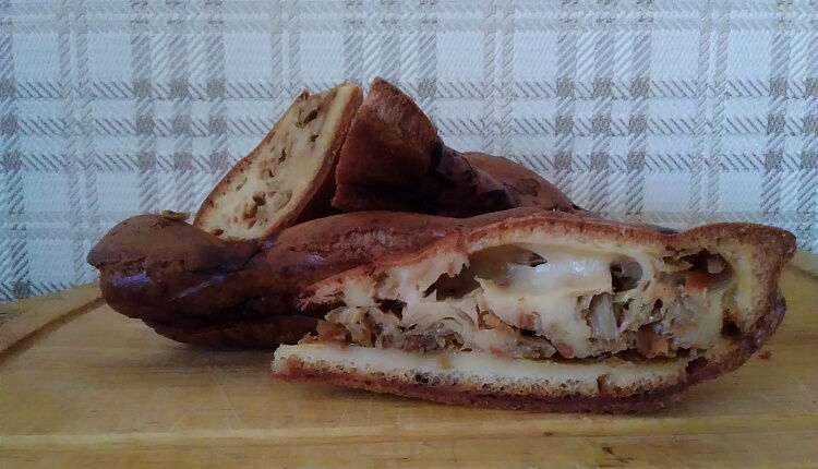 Быстрый заливной пирог