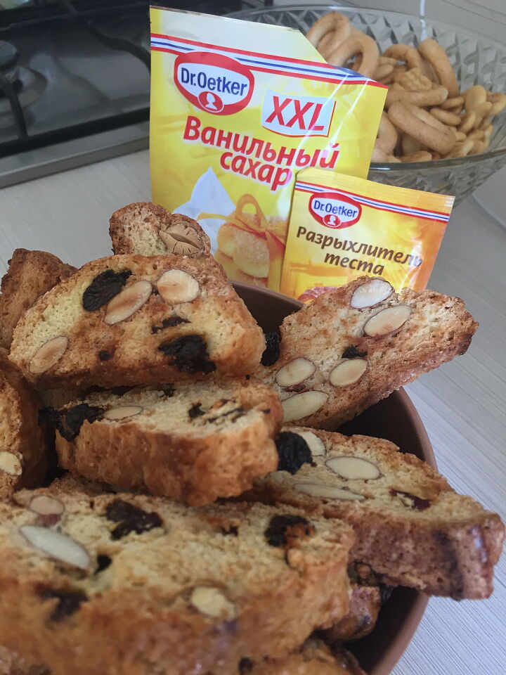 Кантуччи с миндалем фото рецепта