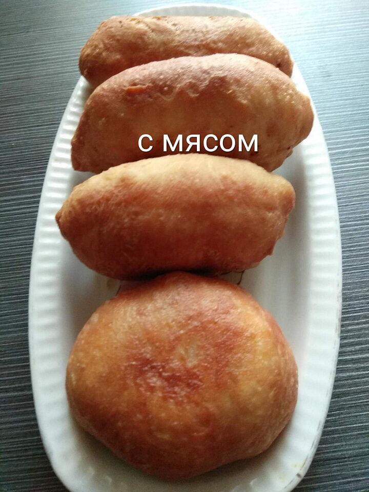 фото рецепта Пирожки с мясом Пирожки с мясом фото