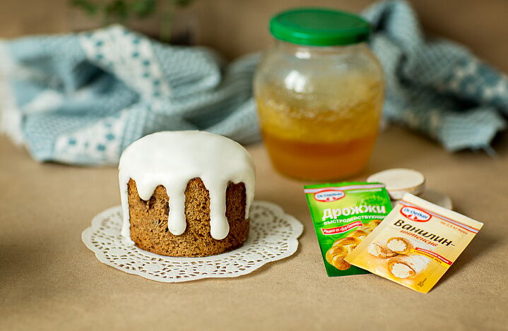 фото рецепта Кулич без сахара Кулич без сахара фото