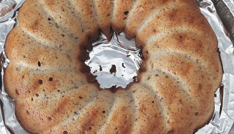 Апельсиново-миндальный кекс