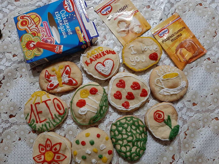 Молочные коржики фото