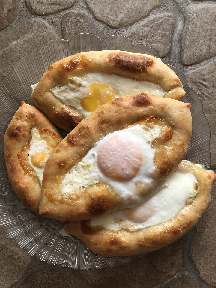 Хачапури по аджарски на бездрожжевом тесте фото рецепта