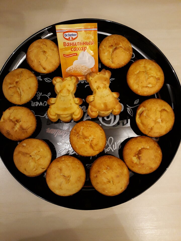 Творожные кексы фото рецепта