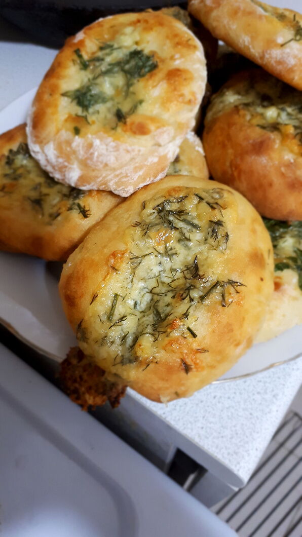 фото рецепта Лепешки с сыром и майонезом Лепешки с сыром и майонезом фото