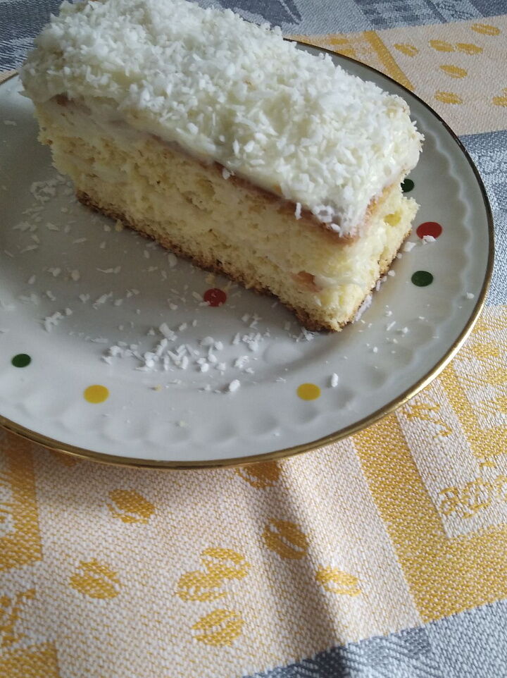 Кокосовое пирожное фото