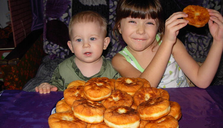 Беляши на молоке