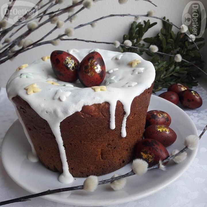 Творожный кулич фото