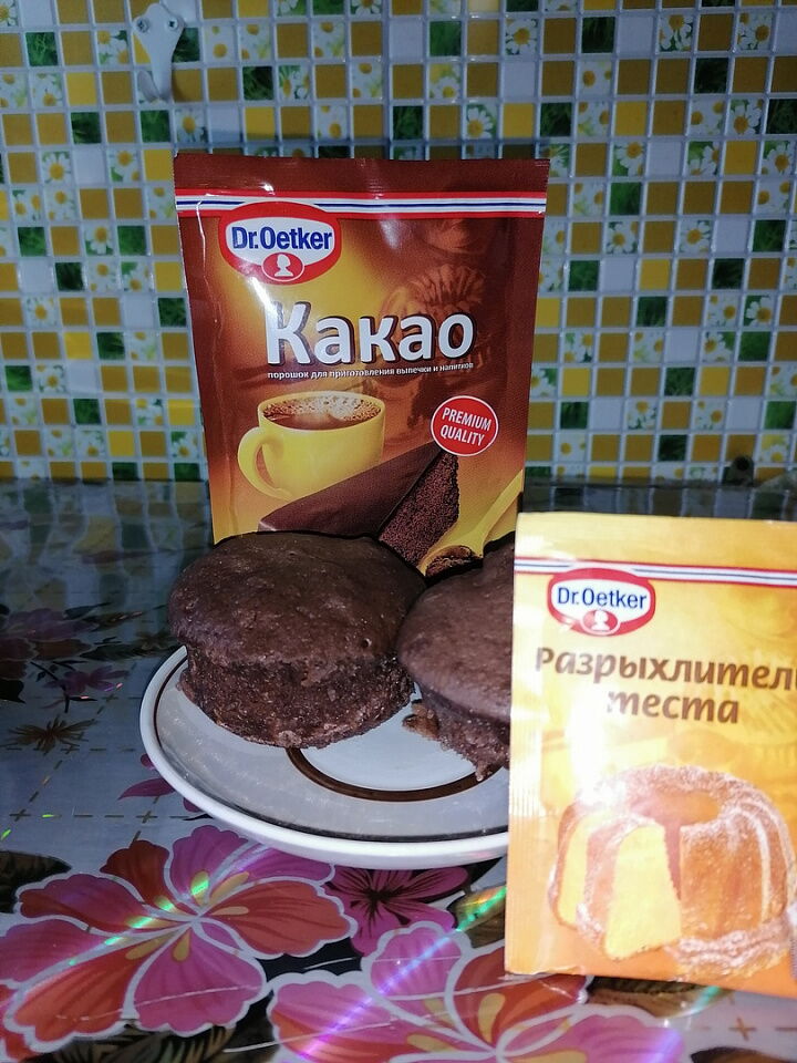 Кексики в чашке фото