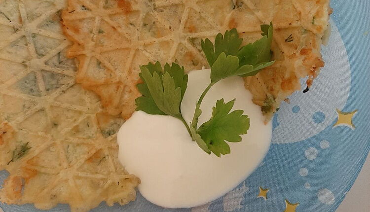 Овощные вафли