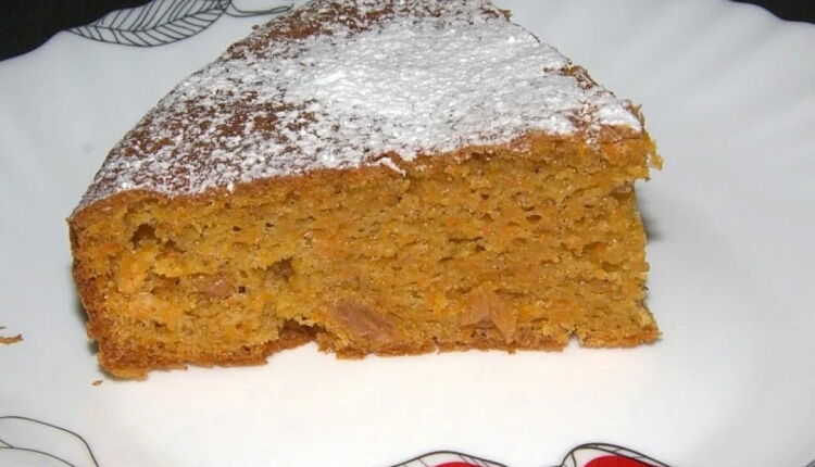 Морковный пирог "Солнышко"