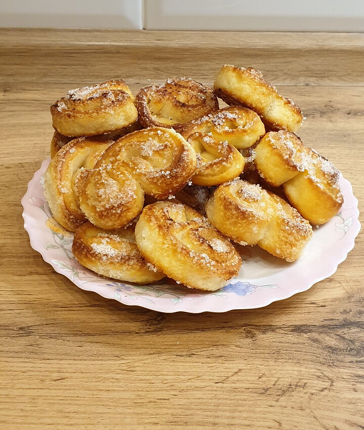 Творожное печенье "ушки" фото