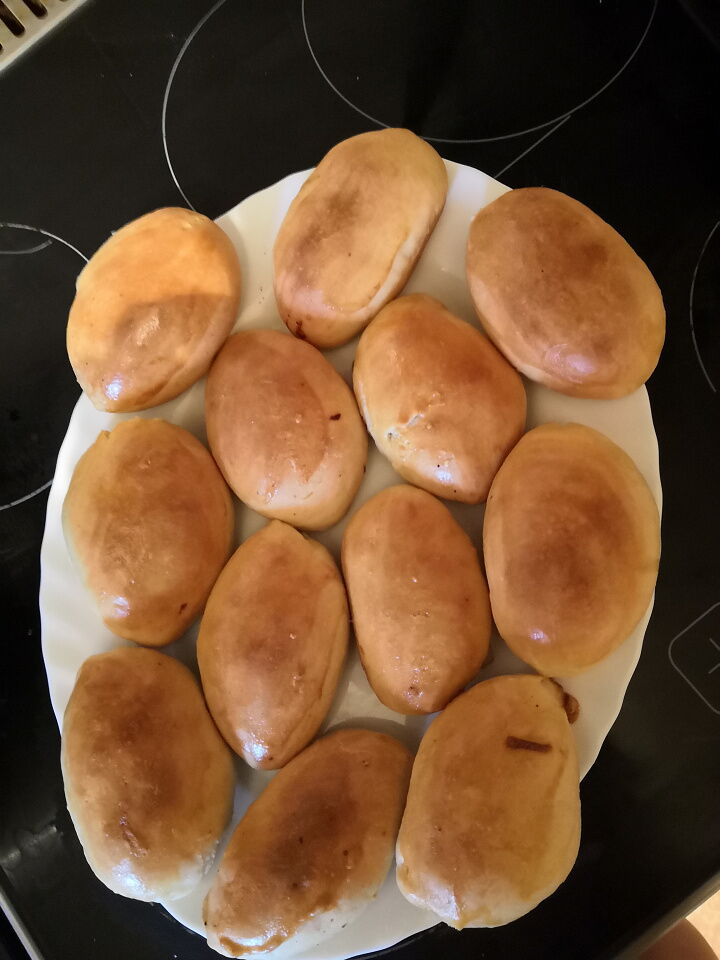 Пирожки с капустой на майонезе фото рецепта