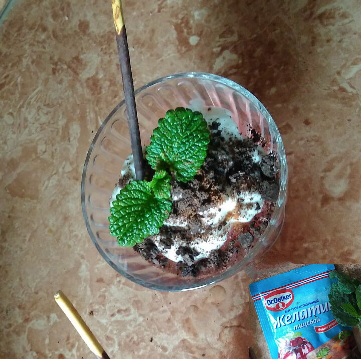 Желе из сока с йогуртом фото