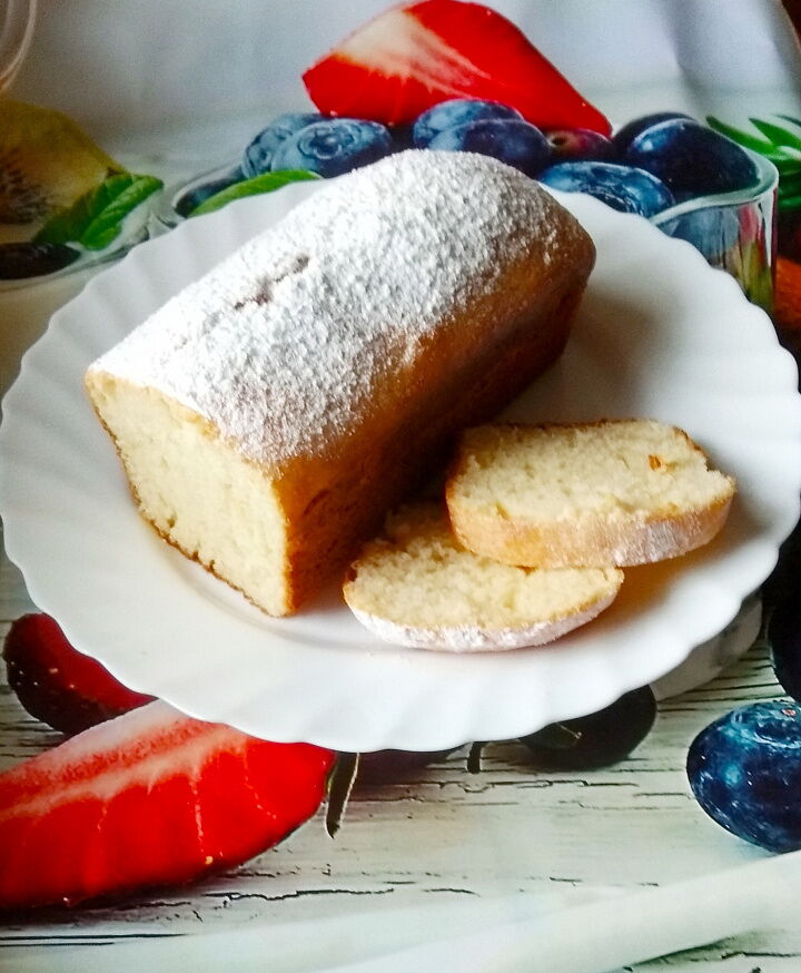 Творожный кекс фото рецепта