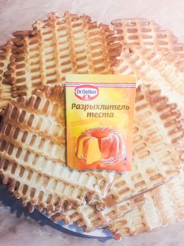 Молочные вафли фото