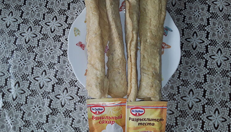 Рецепт из детства - вафельные трубочки