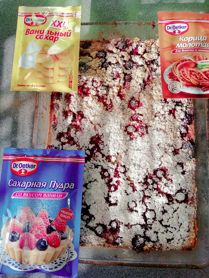 Клафути с овсяными хлопьями  фото
