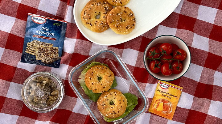 Творожный бейгл фото