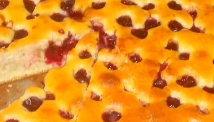 Миндальный пирог на основе бисквита Джоконда