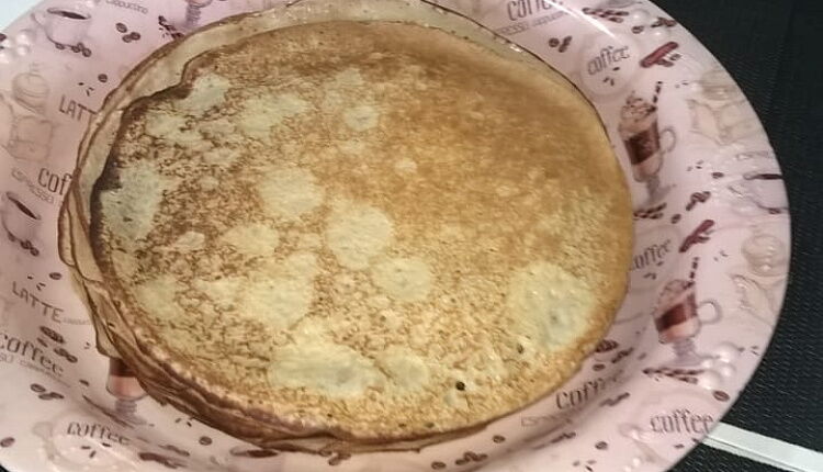 Блины на рисовом отваре