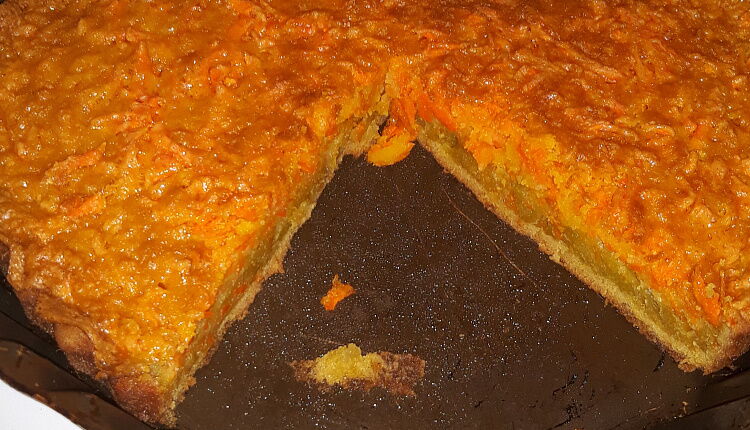 Простой рецепт морковного пирога