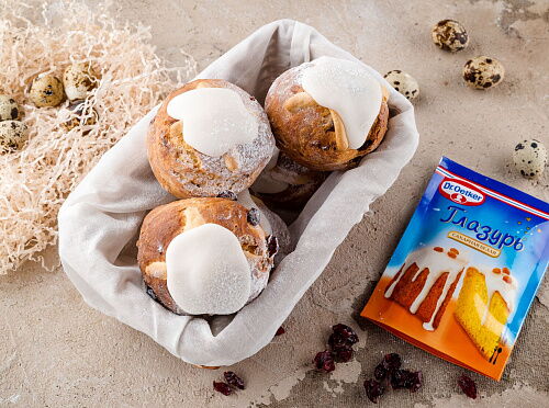 Фото рецепта Пасхальные булочки