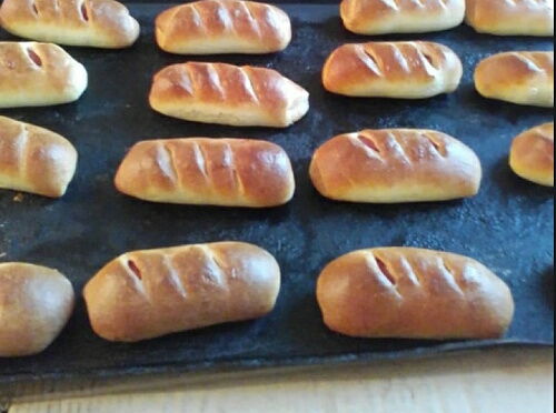 Фото рецепта Сосиски в тесте на воде